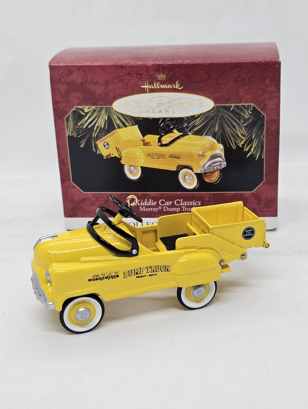 Hallmark Kiddie car Classics Murray Dump Truck Ornament 1997 Collector's series